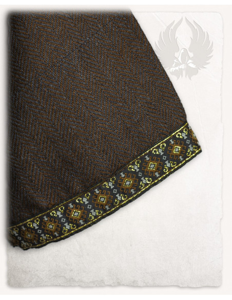 Middeleeuwse tuniek visgraatpatroon...