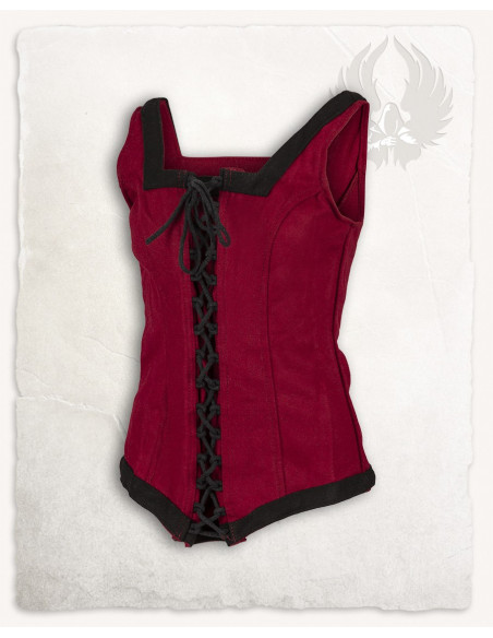Corpiño medieval en lana modelo...