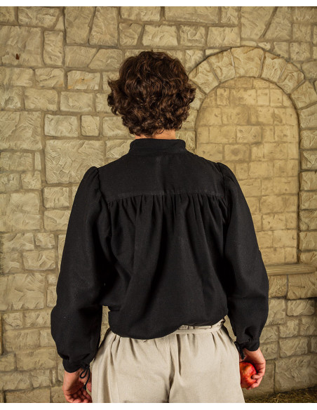 Camisa medieval de lazos modelo...