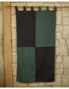 Gevierteltes Banner aus schwerer Baumwolle, 160 x 75 cm....