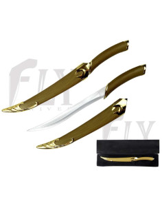 Legolas inoffizieller fantastischer Dolch mit Scheide, 28 cm.