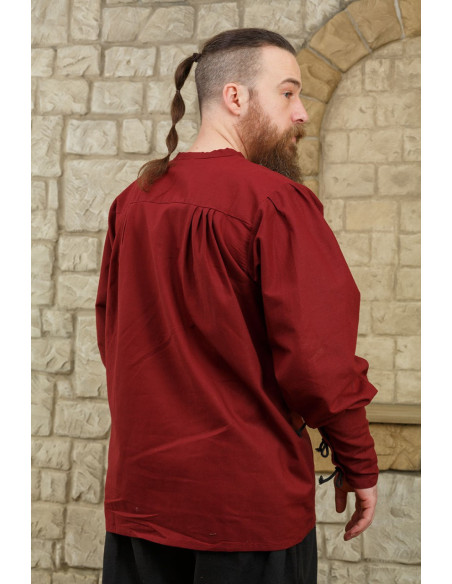 Camisa medieval de lazos modelo...