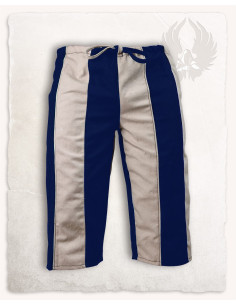 Jack model piratenbroek, blauw-creme kleur 2