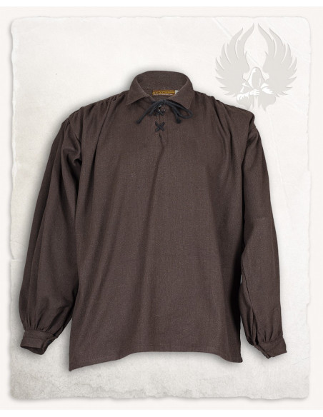 Camisa medieval de lazos modelo...