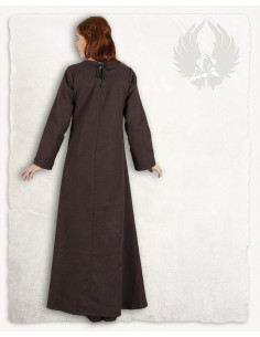 Túnica medieval interior modelo Marita, color marrón 2