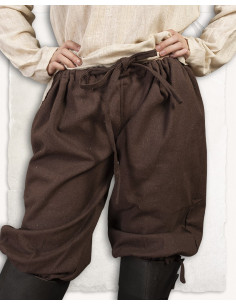 Mittelalterliche Baumwollhose Modell Ketill, braun 2
