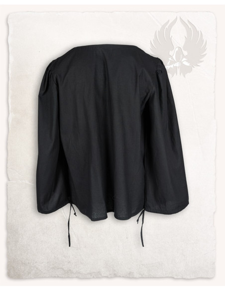 Middelalderskjorte model Rafael, sort...