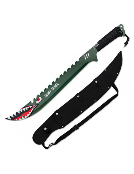 Albainox Angry Shark Hengelsnijder Machete, 45 cm