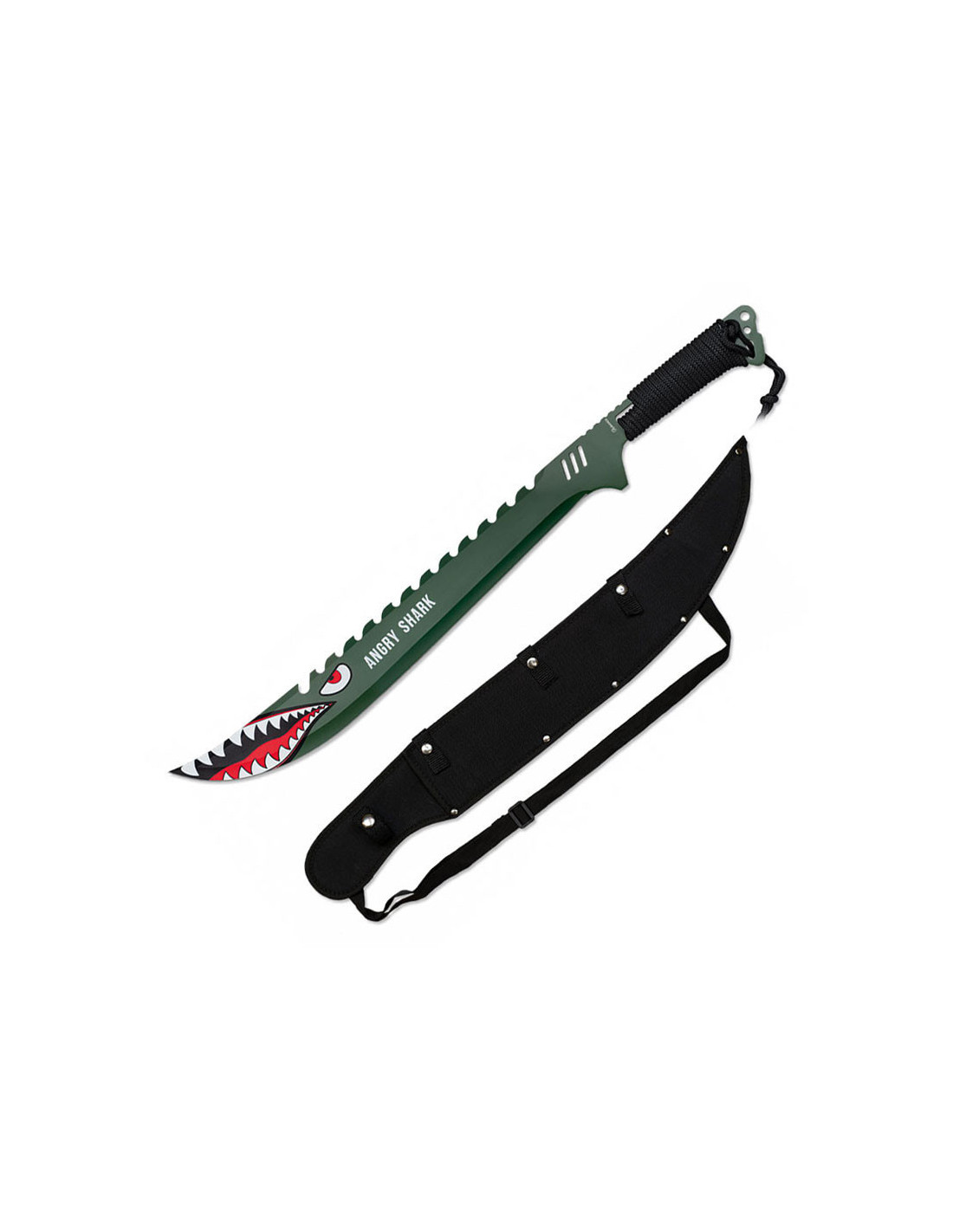 Machete Cortacañas Albainox Angry Shark, 45 cm ⚔️ Tienda-Medieval