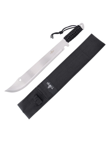 Machete med snorehåndtag, satin klinge