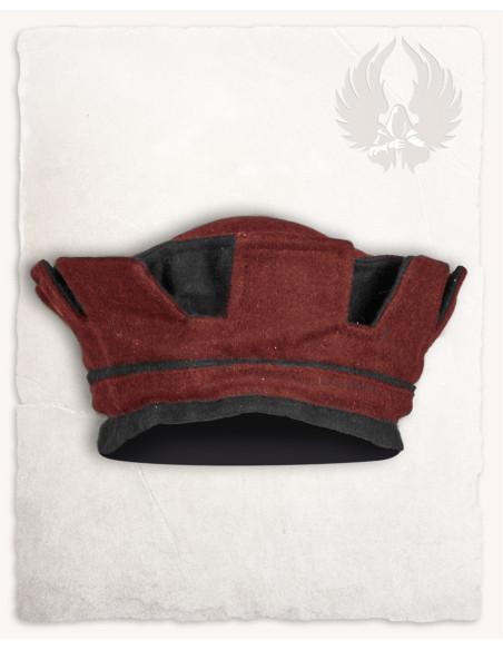 Gorro medieval bicolor modelo Lorenzo