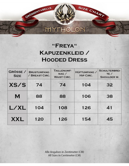 Vestido medieval con capucha modelo...