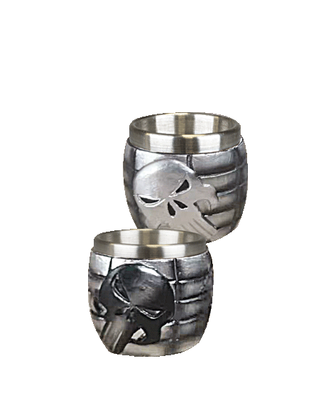 Punisher Skull borrelglas, decoratief...