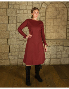 Sunna model bordeaux bomuld indvendig tunika