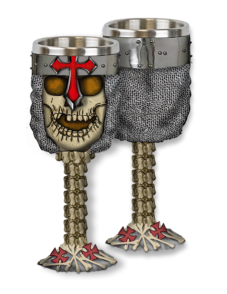 Copa Calavera Cruz Templaria,...