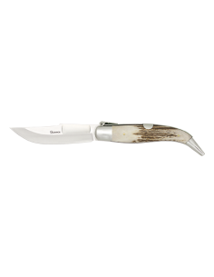 Teja-Messer mit Hirschgeweihgriff (15 cm).