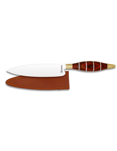 Cuchillo Canario, mango madera estamina