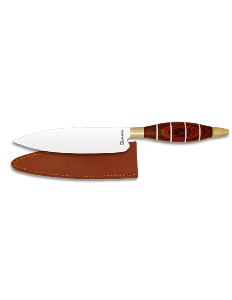 Cuchillo Canario, mango madera estamina