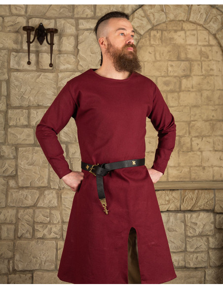 Túnica medieval larga en algodón... Túnica medieval larga en algodón...
