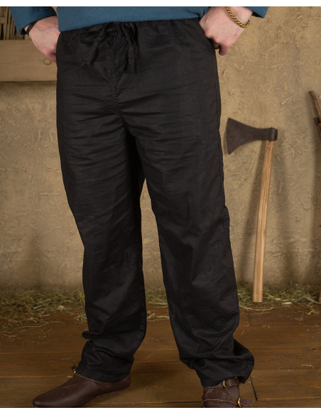 Pantalones medievales de corte recto...