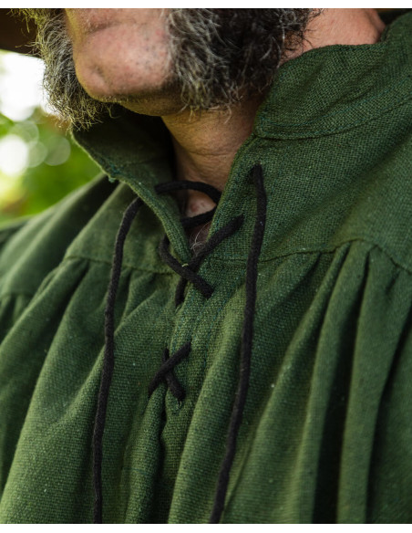 Camisa medieval de lazos modelo...