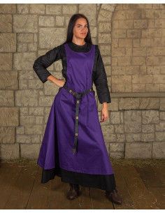 Middelalder kjole dame Juliana, lilla farve