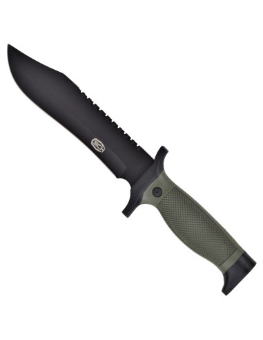 Cuchillo de caza SCK hoja acero inox. con sierra (30,5 cm.)