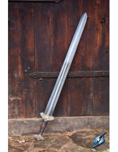 Wikingerschwert des Lord of War aus Latex (85 cm).