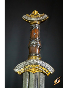 Espada vikinga del Señor de la Guerra en látex (85cm.) 2
