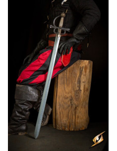 Rillet model latex rapierzwaard met ivoorwit gevest (LARP)