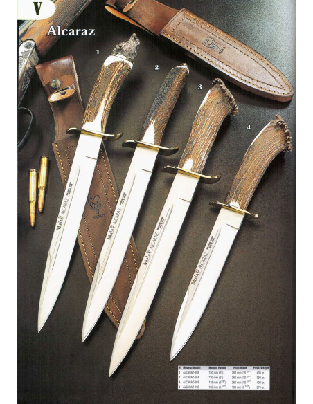 Alcaraz-Messer mit Hirschgeweihgriff
