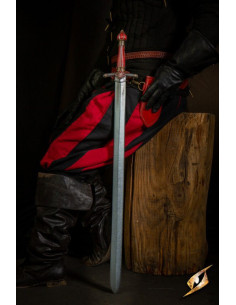 Espada medieval de látex modelo Dualist empuñadura roja...