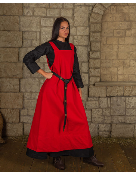 Vestido estilo delantal modelo...