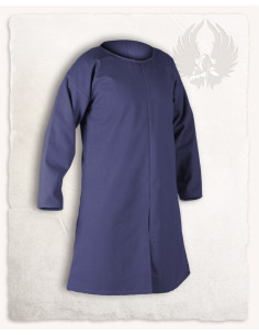 Middeleeuwse blauwe katoenen tuniek model Gadaric 2