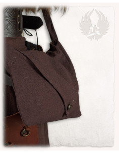 Bolsa de hombro medieval modelo Helbig, color marrón
