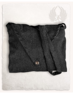 Bolsa de hombro medieval modelo Helbig, color negro