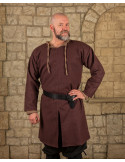 Braune mittelalterliche Tunika Modell Godwin