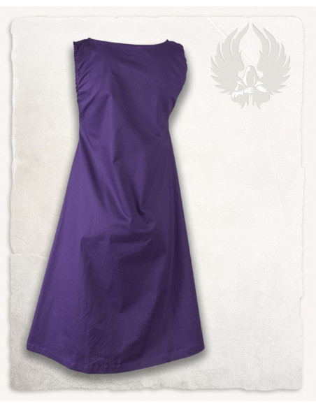 Vestido medieval morado modelo Leandra