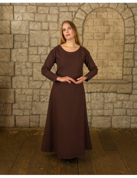 Vestido medieval en algodón premium...