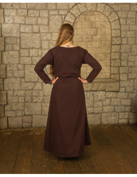 Vestido medieval en algodón premium...