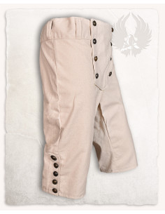 Pantalones pirata algodón crema modelo Franklin