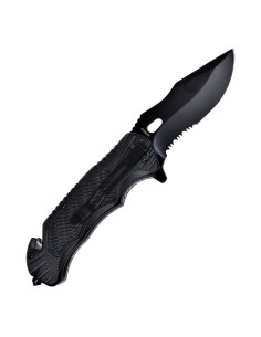 Assisted opening reddingsmes (lengte 21,7 cm.) 2