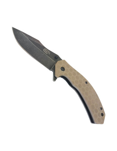 SCK tactisch mes geassisteerd zwart mes (totaal 20 cm.)