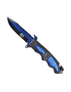 Navaja de rescate SCK azul (largo 22,3 cm.)