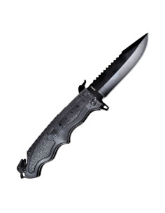 SCK reddingsmes zwart (lengte 22,3 cm.) 2
