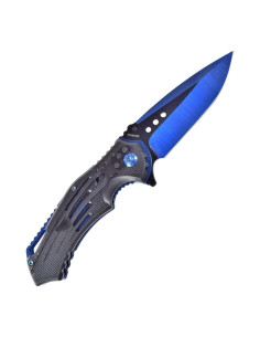 Navaja táctica azul SCK (largo 21 cm.) 2