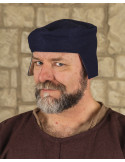 Gorro medieval azul modelo Rafael