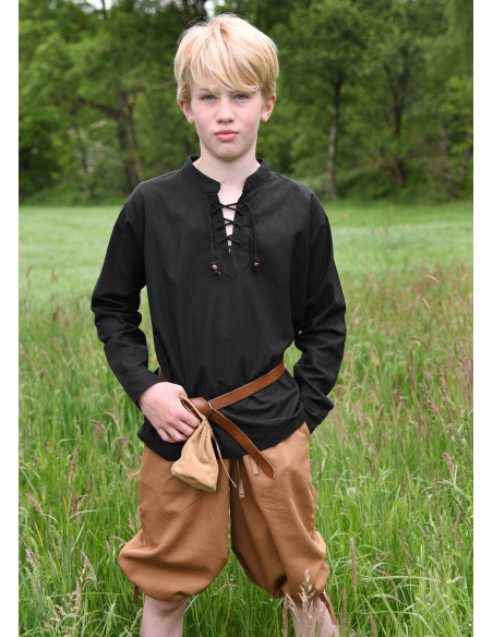 Jonte model capribroek met veters...