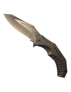 Navaja táctica hoja negra SCK (largo 21 cm.)
