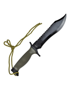 SCK tactisch mes met touw (lengte 34,5 cm.) 2
